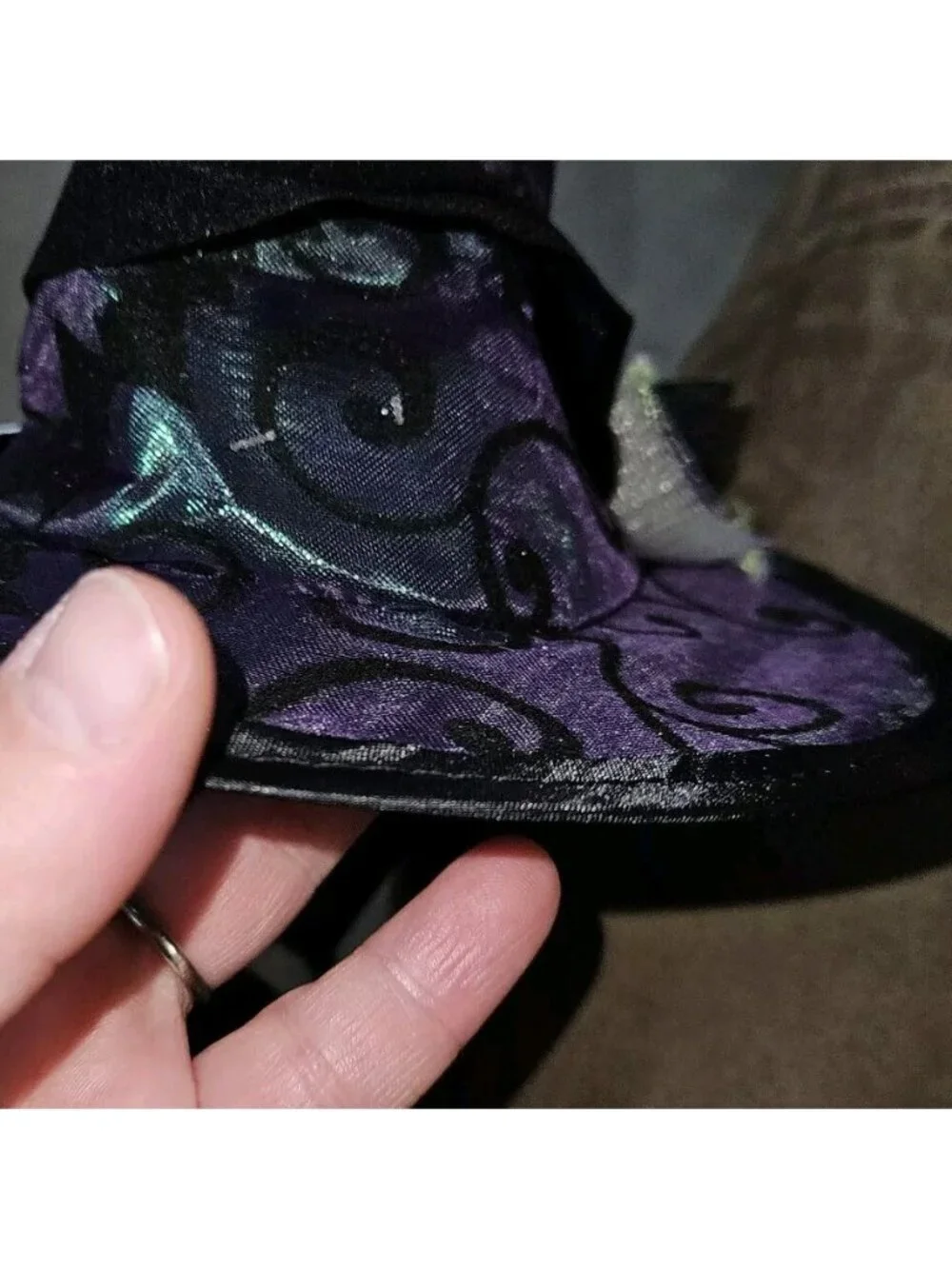 NWT Dog Witch Hat Halloween Costume Accessory Rubie's Sizes S/M Small/Medium Pet
